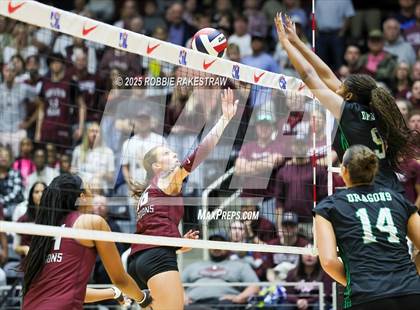 Thumbnail 3 in Southlake Carroll vs. Austin (UIL 6A D2 Volleyball Final) photogallery.