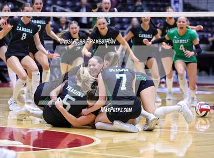 Thumbnail 3 in Southlake Carroll vs. Austin (UIL 6A D2 Volleyball Final) photogallery.
