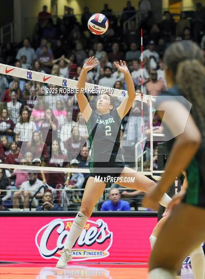 Thumbnail 3 in Southlake Carroll vs. Austin (UIL 6A D2 Volleyball Final) photogallery.