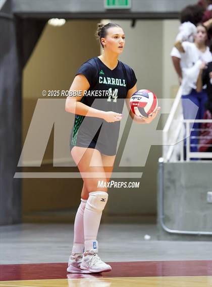 Thumbnail 3 in Southlake Carroll vs. Austin (UIL 6A D2 Volleyball Final) photogallery.