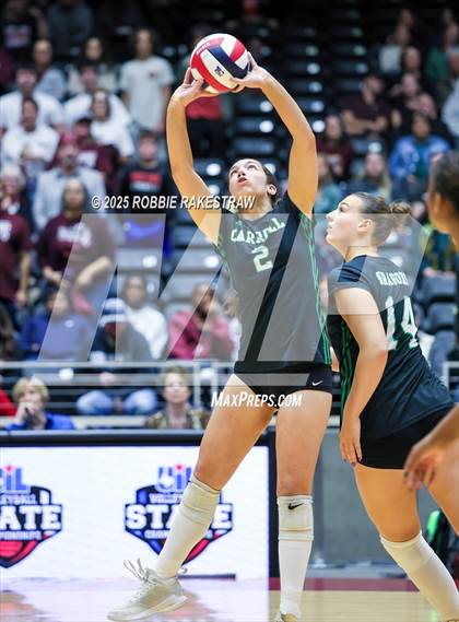 Thumbnail 2 in Southlake Carroll vs. Austin (UIL 6A D2 Volleyball Final) photogallery.
