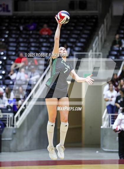 Thumbnail 2 in Southlake Carroll vs. Austin (UIL 6A D2 Volleyball Final) photogallery.