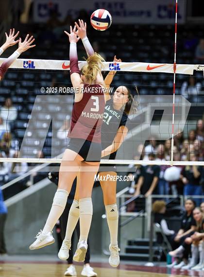 Thumbnail 3 in Southlake Carroll vs. Austin (UIL 6A D2 Volleyball Final) photogallery.