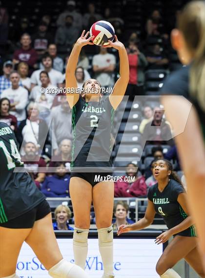 Thumbnail 2 in Southlake Carroll vs. Austin (UIL 6A D2 Volleyball Final) photogallery.