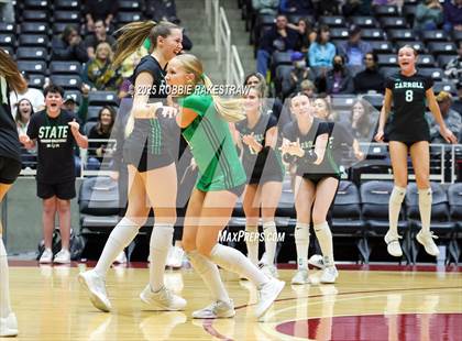 Thumbnail 1 in Southlake Carroll vs. Austin (UIL 6A D2 Volleyball Final) photogallery.