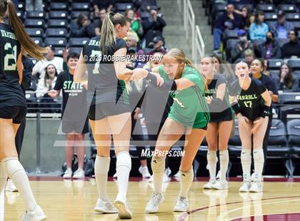 Thumbnail 3 in Southlake Carroll vs. Austin (UIL 6A D2 Volleyball Final) photogallery.