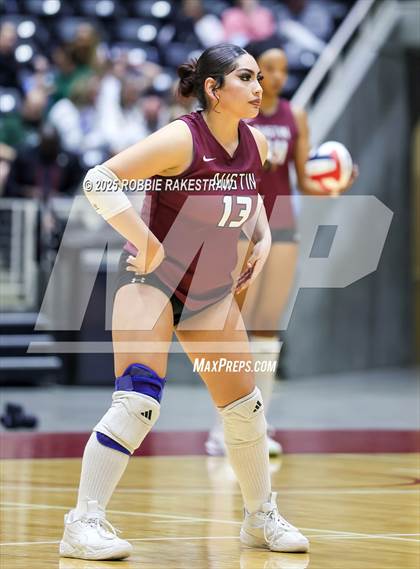 Thumbnail 2 in Southlake Carroll vs. Austin (UIL 6A D2 Volleyball Final) photogallery.