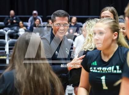 Thumbnail 1 in Southlake Carroll vs. Austin (UIL 6A D2 Volleyball Final) photogallery.