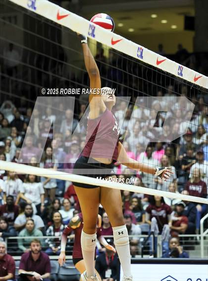 Thumbnail 2 in Southlake Carroll vs. Austin (UIL 6A D2 Volleyball Final) photogallery.