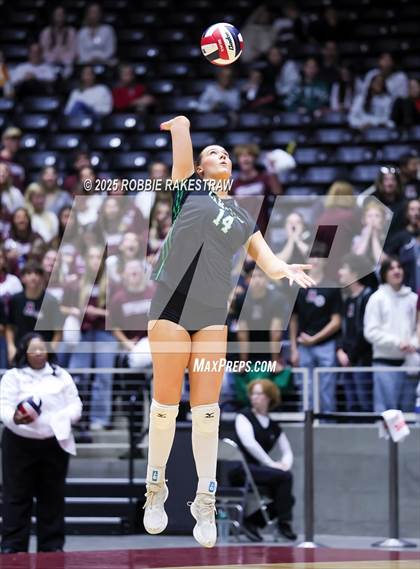 Thumbnail 1 in Southlake Carroll vs. Austin (UIL 6A D2 Volleyball Final) photogallery.