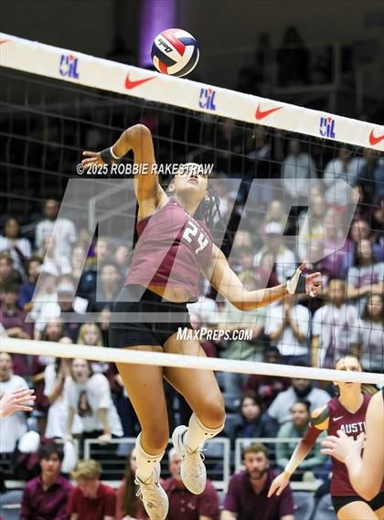 Thumbnail 1 in Southlake Carroll vs. Austin (UIL 6A D2 Volleyball Final) photogallery.