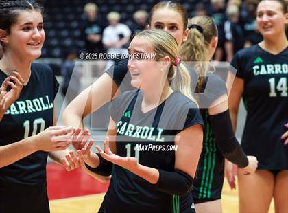 Thumbnail 2 in Southlake Carroll vs. Austin (UIL 6A D2 Volleyball Final) photogallery.