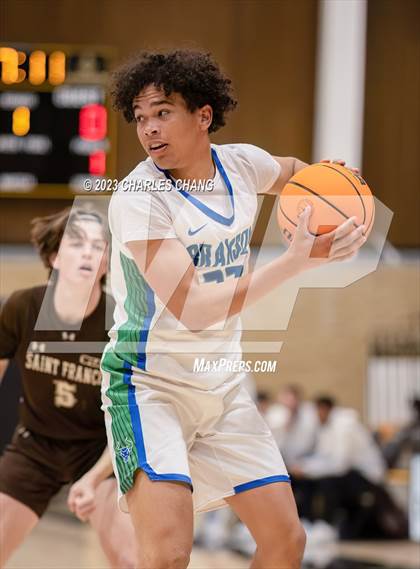 Thumbnail 3 in Saint Francis vs Branson (CIF Division 2 Round 1) photogallery.