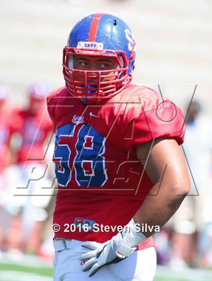Thumbnail 2 in St. Joseph Regional vs. Serra (2016 Honor Bowl) photogallery.