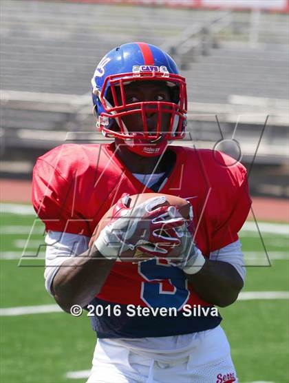 Thumbnail 2 in St. Joseph Regional vs. Serra (2016 Honor Bowl) photogallery.