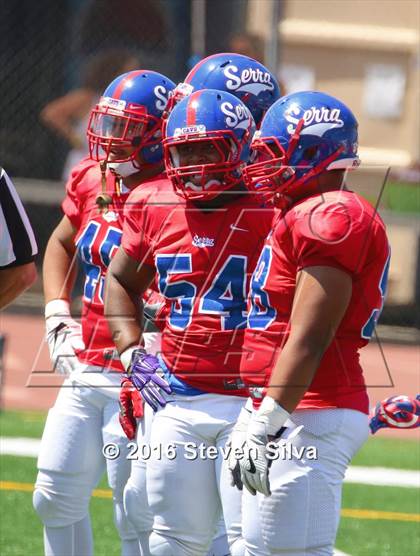Thumbnail 2 in St. Joseph Regional vs. Serra (2016 Honor Bowl) photogallery.
