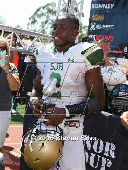 Thumbnail 1 in St. Joseph Regional vs. Serra (2016 Honor Bowl) photogallery.
