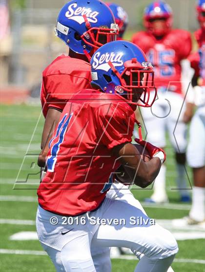 Thumbnail 3 in St. Joseph Regional vs. Serra (2016 Honor Bowl) photogallery.