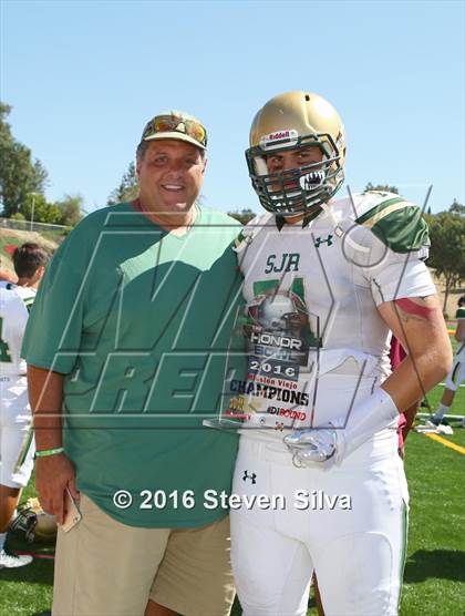 Thumbnail 2 in St. Joseph Regional vs. Serra (2016 Honor Bowl) photogallery.