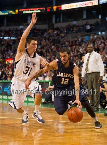 Thumbnail 3 in St. John's Prep vs. Lawrence (MIAA Division 1 North Final) photogallery.