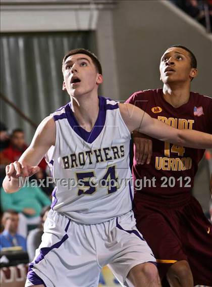 Thumbnail 3 in Christian Brothers Academy vs. Mt. Vernon (NYSPHSAA Class AA Semifinal) photogallery.