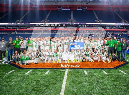 Thumbnail 2 in Clymer Central/Sherman/Panama vs. Burke Catholic (NYSPHSAA Section V Class D Final) photogallery.