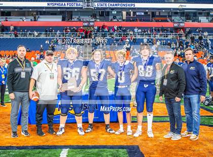 Thumbnail 2 in Clymer Central/Sherman/Panama vs. Burke Catholic (NYSPHSAA Section V Class D Final) photogallery.