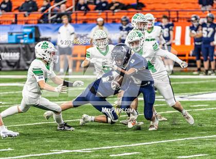 Thumbnail 3 in Clymer Central/Sherman/Panama vs. Burke Catholic (NYSPHSAA Section V Class D Final) photogallery.