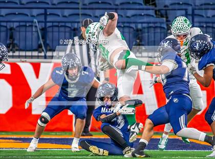 Thumbnail 3 in Clymer Central/Sherman/Panama vs. Burke Catholic (NYSPHSAA Section V Class D Final) photogallery.