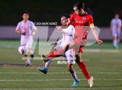 Thumbnail 2 in Jesuit vs. McClatchy (CIF SJS Division 1 Final) photogallery.