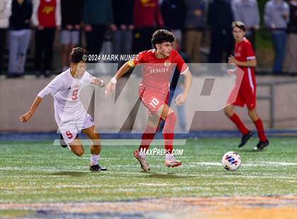 Thumbnail 3 in Jesuit vs. McClatchy (CIF SJS Division 1 Final) photogallery.