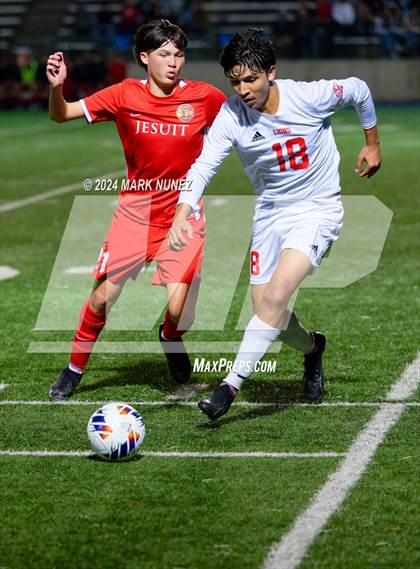Thumbnail 3 in Jesuit vs. McClatchy (CIF SJS Division 1 Final) photogallery.