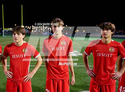 Thumbnail 3 in Jesuit vs. McClatchy (CIF SJS Division 1 Final) photogallery.