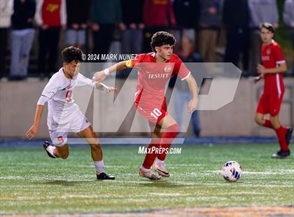 Thumbnail 2 in Jesuit vs. McClatchy (CIF SJS Division 1 Final) photogallery.