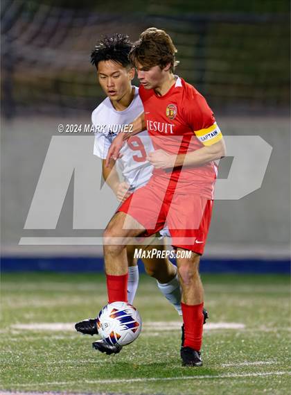 Thumbnail 2 in Jesuit vs. McClatchy (CIF SJS Division 1 Final) photogallery.