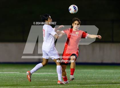 Thumbnail 2 in Jesuit vs. McClatchy (CIF SJS Division 1 Final) photogallery.