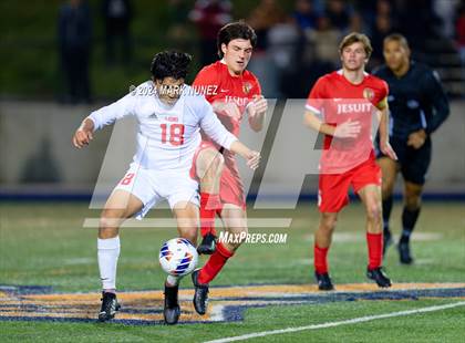 Thumbnail 2 in Jesuit vs. McClatchy (CIF SJS Division 1 Final) photogallery.
