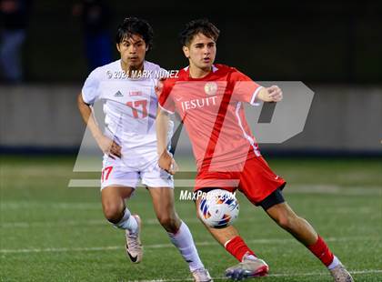 Thumbnail 3 in Jesuit vs. McClatchy (CIF SJS Division 1 Final) photogallery.