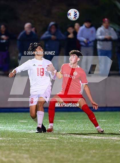 Thumbnail 1 in Jesuit vs. McClatchy (CIF SJS Division 1 Final) photogallery.