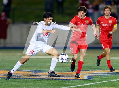 Thumbnail 3 in Jesuit vs. McClatchy (CIF SJS Division 1 Final) photogallery.