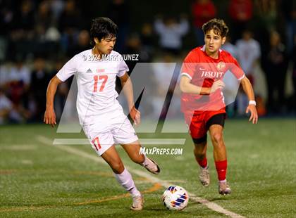 Thumbnail 1 in Jesuit vs. McClatchy (CIF SJS Division 1 Final) photogallery.
