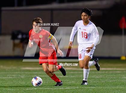 Thumbnail 2 in Jesuit vs. McClatchy (CIF SJS Division 1 Final) photogallery.
