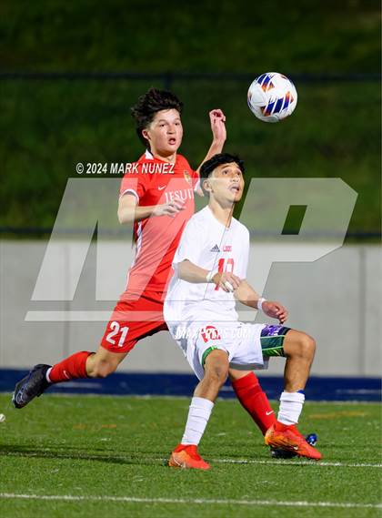 Thumbnail 2 in Jesuit vs. McClatchy (CIF SJS Division 1 Final) photogallery.