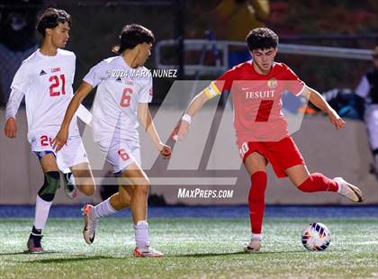 Thumbnail 2 in Jesuit vs. McClatchy (CIF SJS Division 1 Final) photogallery.