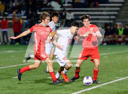 Thumbnail 3 in Jesuit vs. McClatchy (CIF SJS Division 1 Final) photogallery.