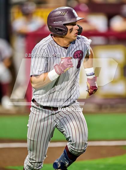 Thumbnail 3 in Summer Creek vs. Pearland (UIL 6A D1 Baseball Area) photogallery.