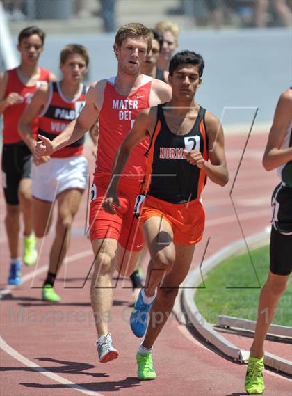 Thumbnail 1 in CIF SS Track and Field Finals (Boys Divisions 3 & 4  -1600m) photogallery.