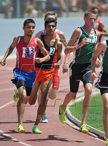 Thumbnail 1 in CIF SS Track and Field Finals (Boys Divisions 3 & 4  -1600m) photogallery.