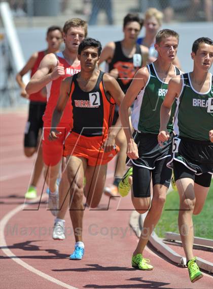 Thumbnail 3 in CIF SS Track and Field Finals (Boys Divisions 3 & 4  -1600m) photogallery.