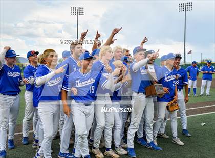 Thumbnail 3 in Bishop Gorman vs. Desert Oasis (NIAA 5A State Championship) photogallery.